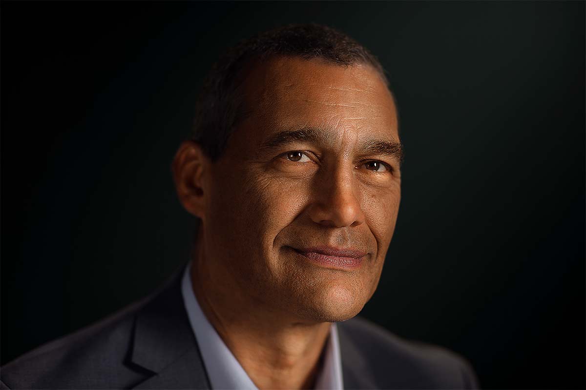 Studio portrait photograph of Craig Challen.