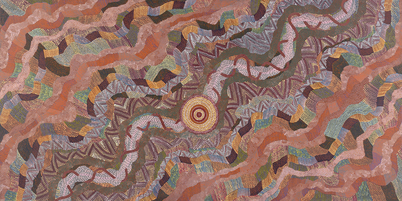 Aboriginal painting.