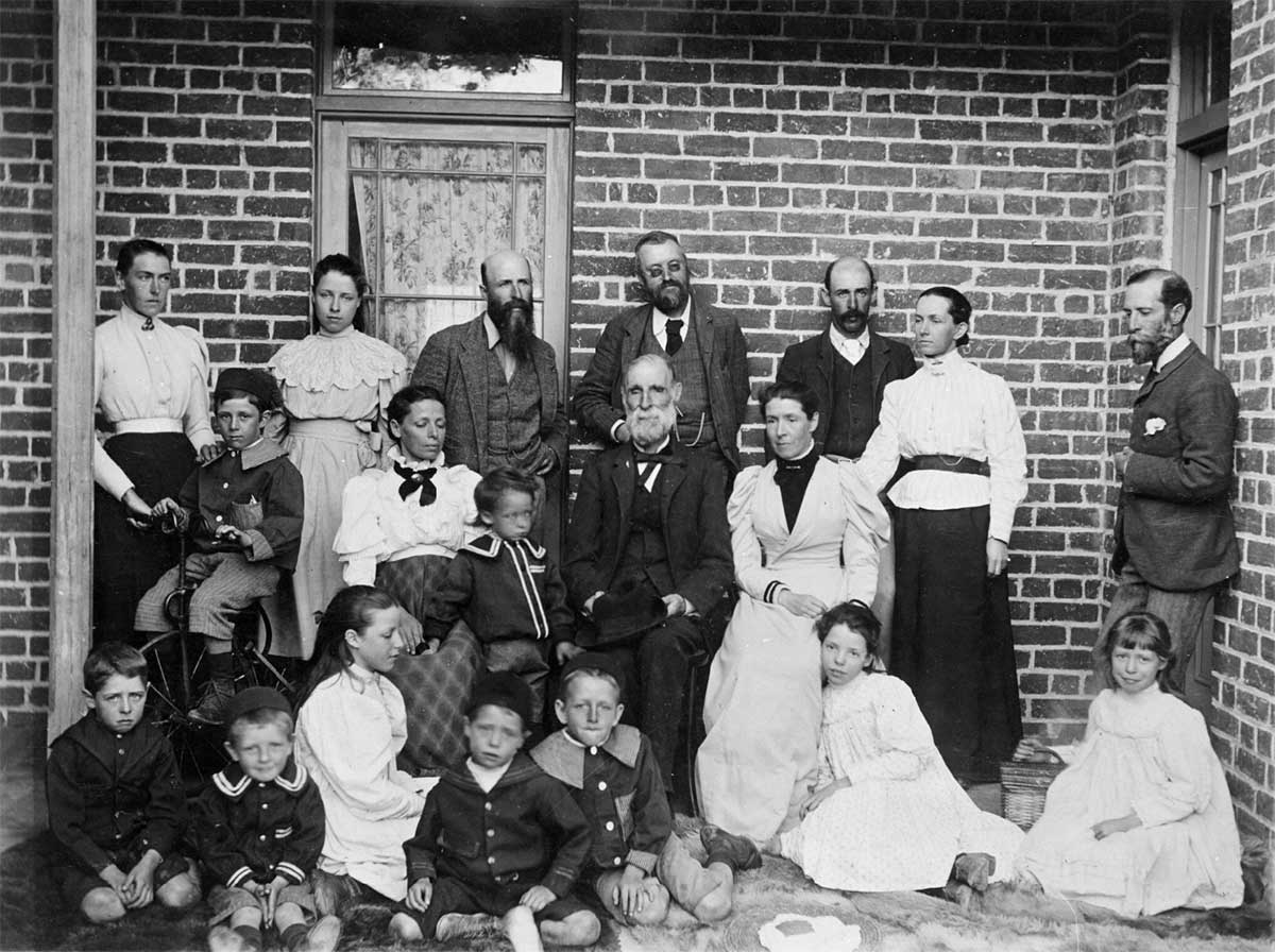 William Farrer with De Salis Family.