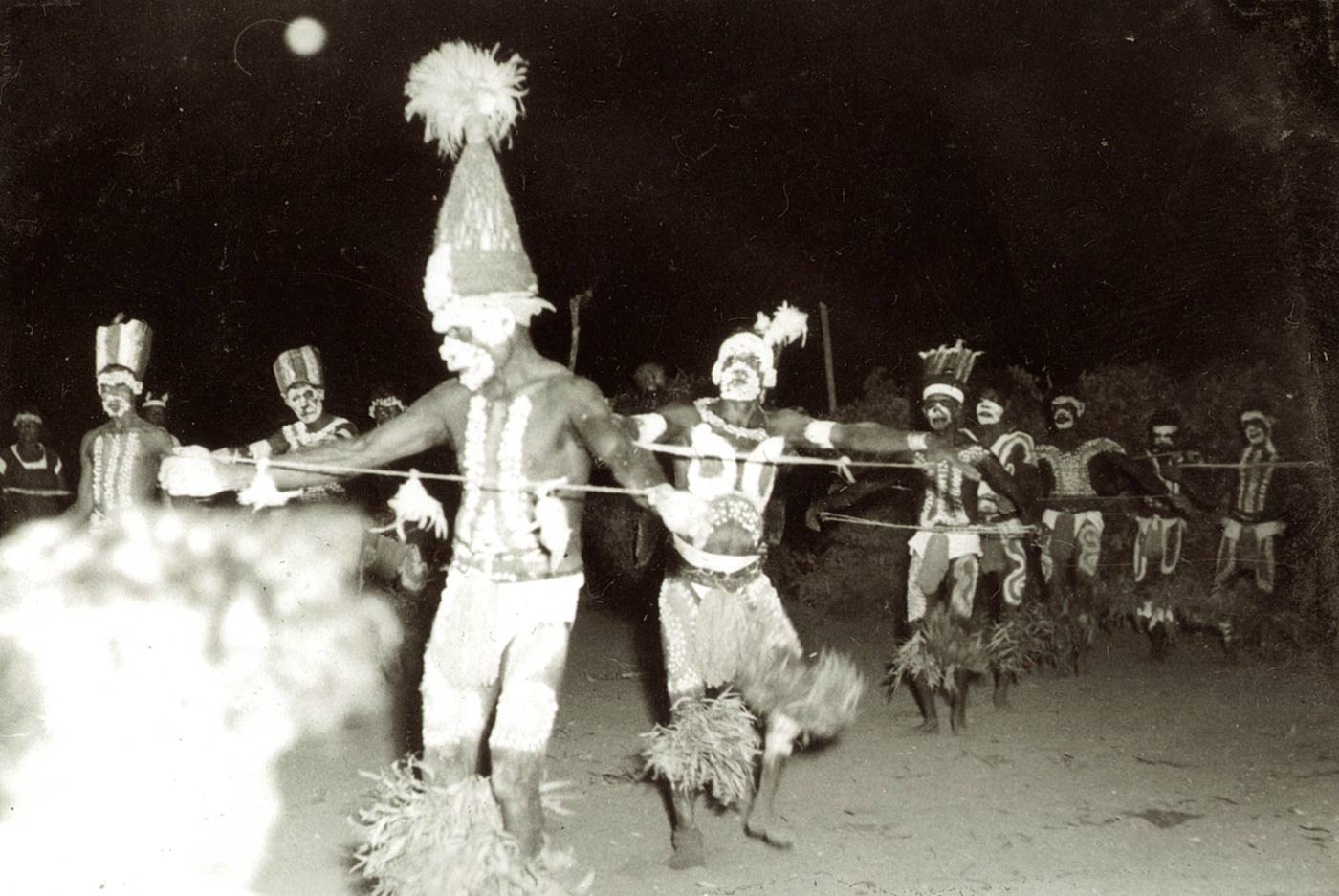 Ceremonial dance at a wedding, 1955.