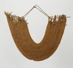 Breast ornament (gorget) taumi Horseshoe-shaped, collar-like breast ornament or gorget consisting of lattice-work made of some cane slips held together by twisted plant fibre strings.