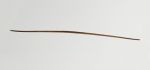 Bow Bow made of wood slightly and unevenly bent, being narrower in the middle, and ends.