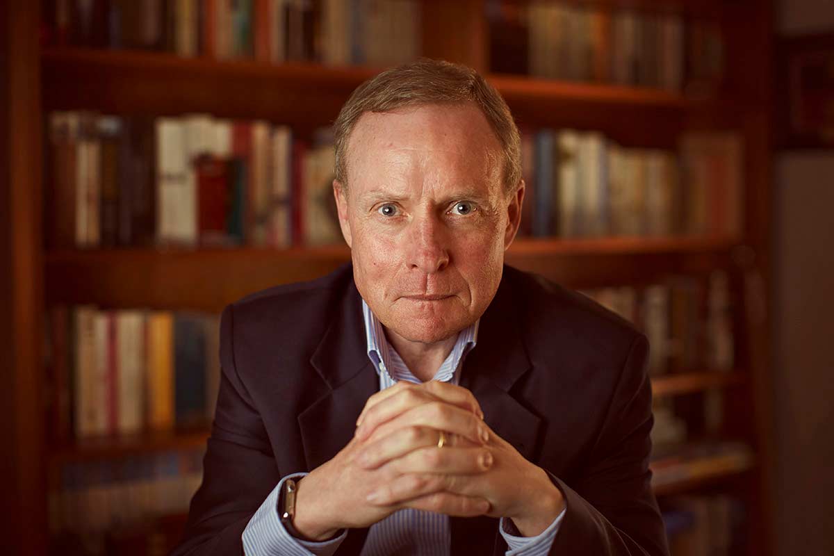 Studio portrait photograph of David Morrison.