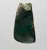 Adze blade toki pounamu Adze blade made of a light-coloured greenstone (a kind of Jasper or Nephritic stone) with four-edged cross-section and without shoulder neck.