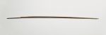 Bow kaufana Bow made of brown wood and curved, becoming slightly thinner towards both ends (the string is missing)
