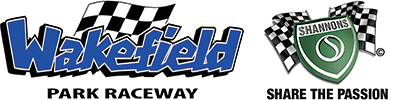 A logo block for Wakefield Park Raceway and Shannons logo block for Wakefield Park Raceway and Shannons