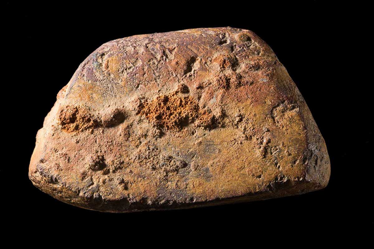A piece of ochre.