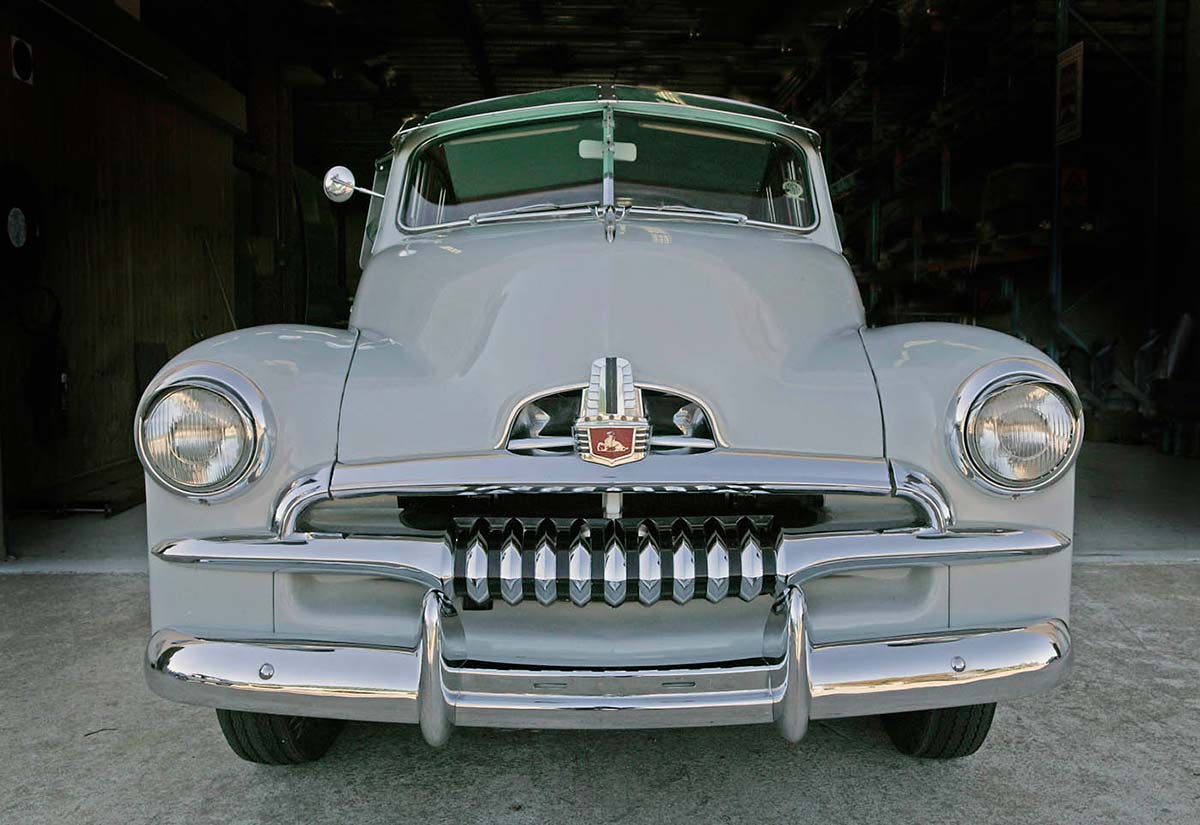 Front view of the FJ Holden.