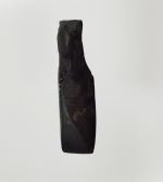 Adze blade Adze blade made of fine-grained black basalt and triangular in cross-section. Blade and cutting edge, as well as the sides, are smoothly polished.
