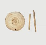 Pendant shell Ki’i teunga kahoa round flat pendant made of a large volute shell perforated at the upper edge.