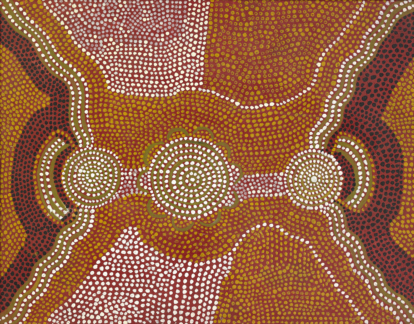 Aboriginal painting.