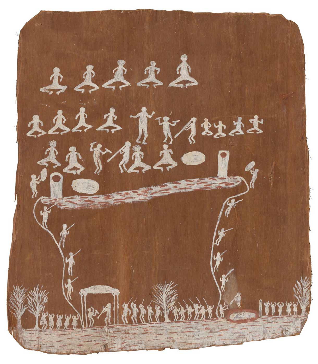 Bark painting.