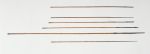 Arrows Arrows made of reed or bamboo with the point made from hard black wood.