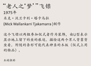 Mick Wallankarri Tjakamarra boomerang
