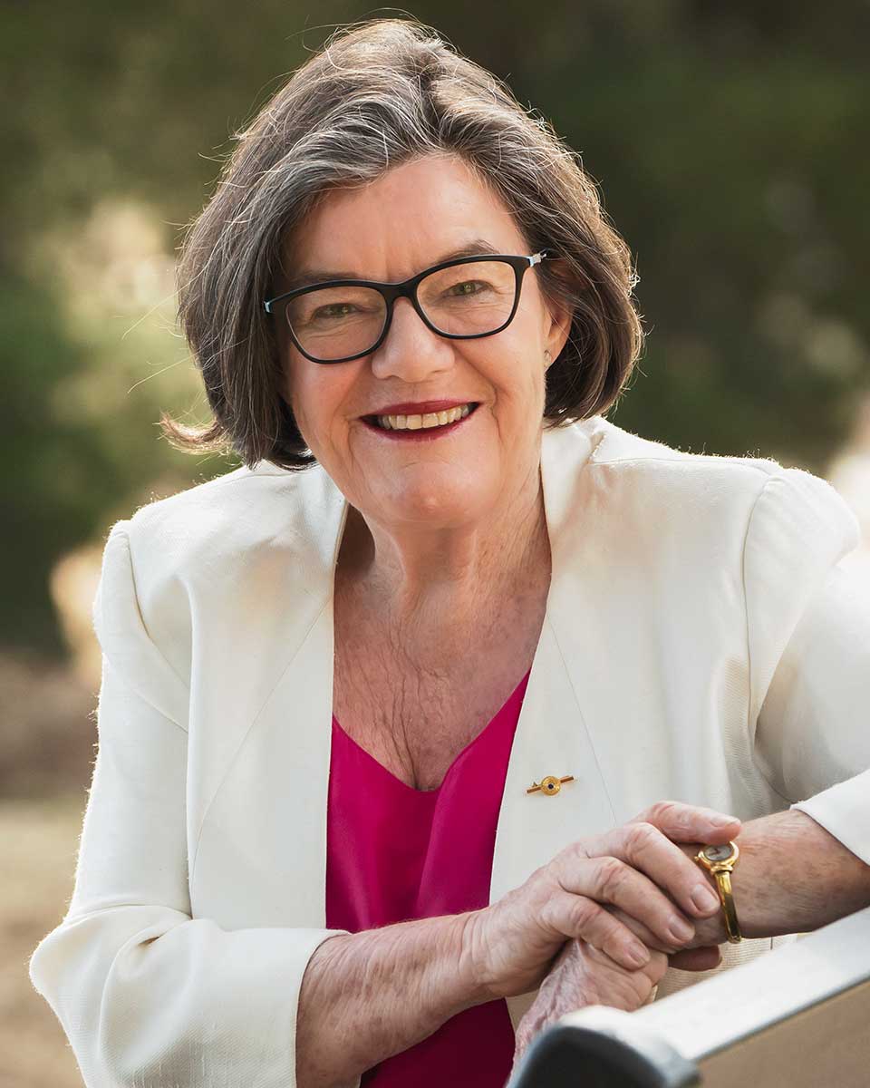 Portrait of Cathy McGowan.