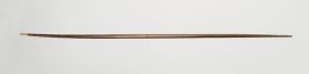 Bow Short bow made of brown wood.
