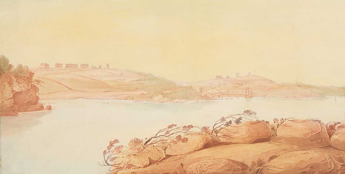 Painting of landscape.