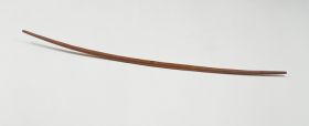 Bow fana Bow made of white wood.