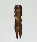 Flywhisk handle (fragment) Flywhisk handle made of ironwood formed into a human-like shape.