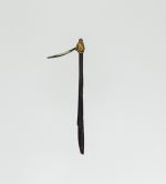 97.jpg Tattooing comb made of wood and plant fibre. The blade is made from bone.